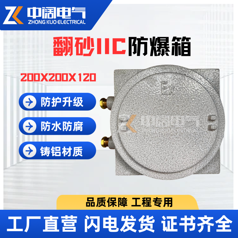 IIClevel200*200*120Sand blasting explosion-proof distribution junction box and explosion-proof box support customization