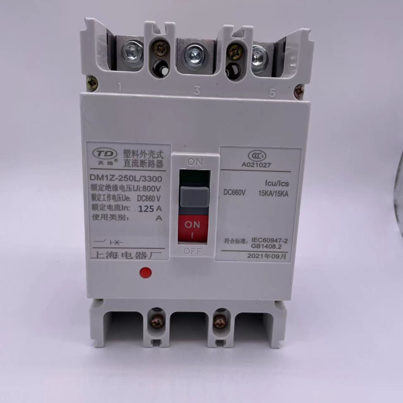 Shanghai Electric Appliance Factory Tiandi DC Circuit Breaker DM1Z-225L/3300 125A160A200A  DC660V