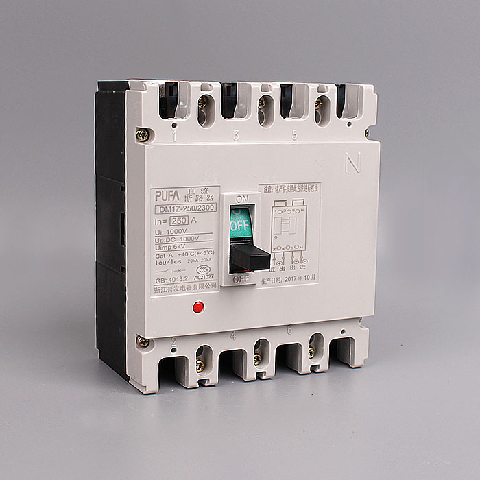 Universal DC Circuit Breaker DM1Z-250/2300 125A 160A DC1000V Photovoltaic DC circuit breaker