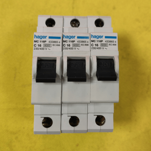 HAGER海格进口16A 1P MCB断路器（原装法国产）
