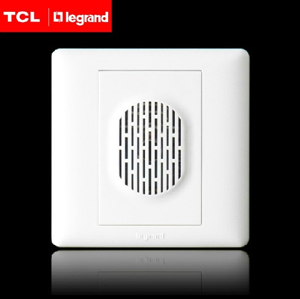 TCL罗格朗插座 86型K4/S02声光控开关面板销售感应开关雅白