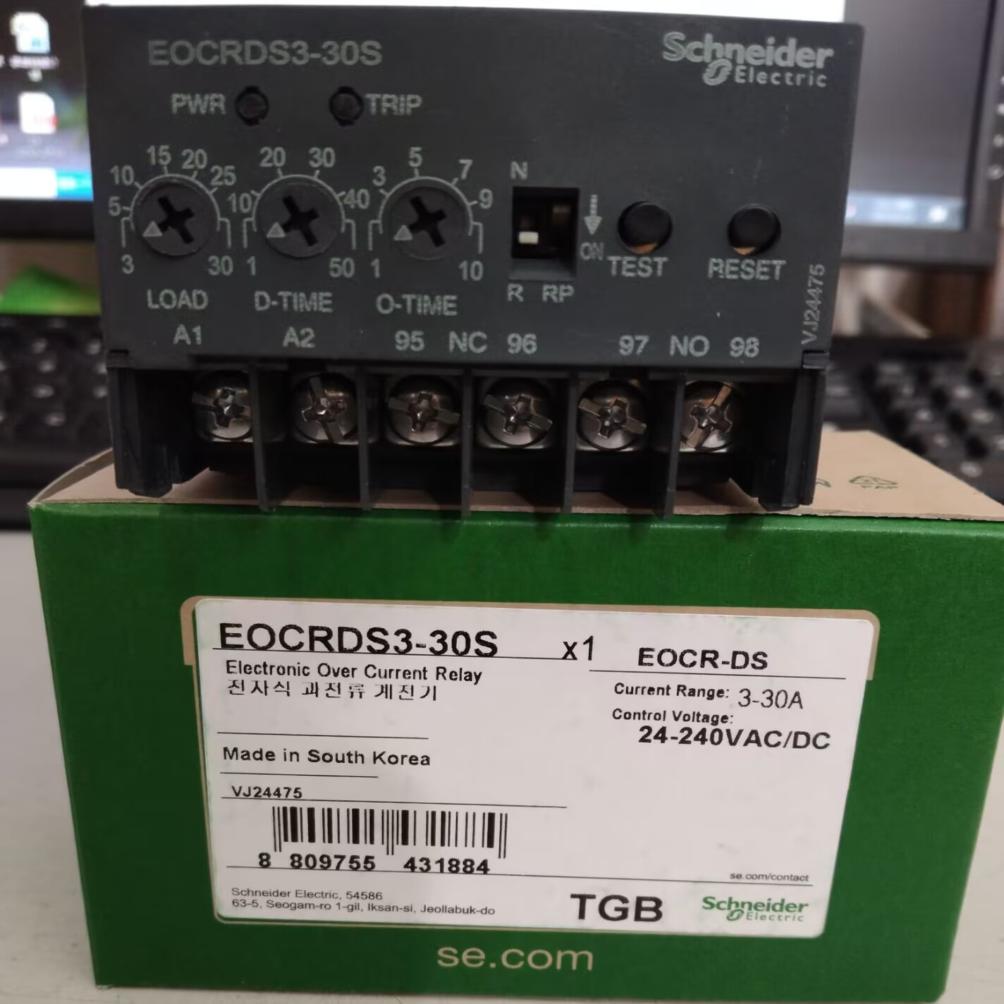 韩国三和 EOCR-DS3-05S-30S EOCRDS3-60S电动机保护器