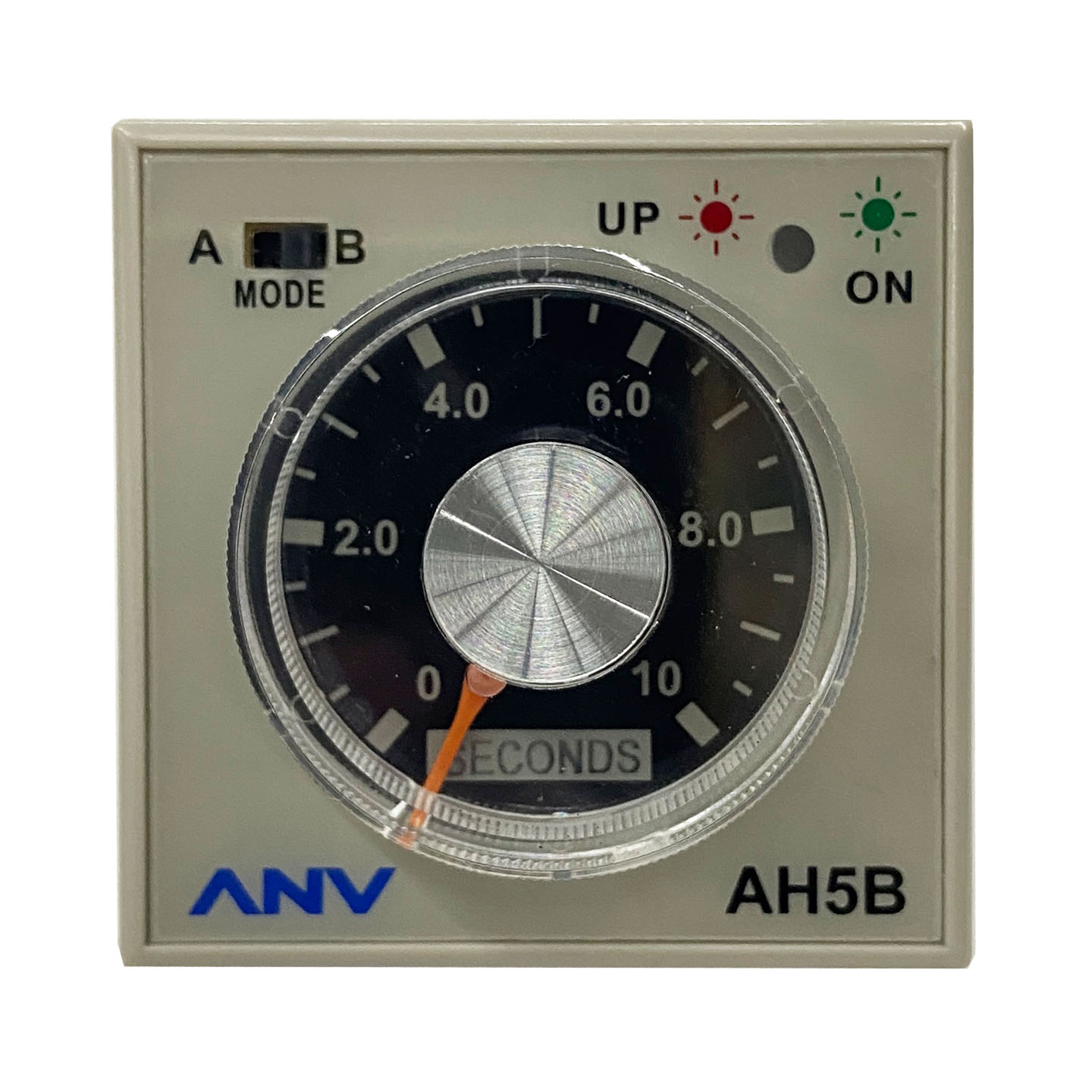 正品台湾ANV士研时间继电器AH5B 10S 220V 旋钮指针式 48*48面板
