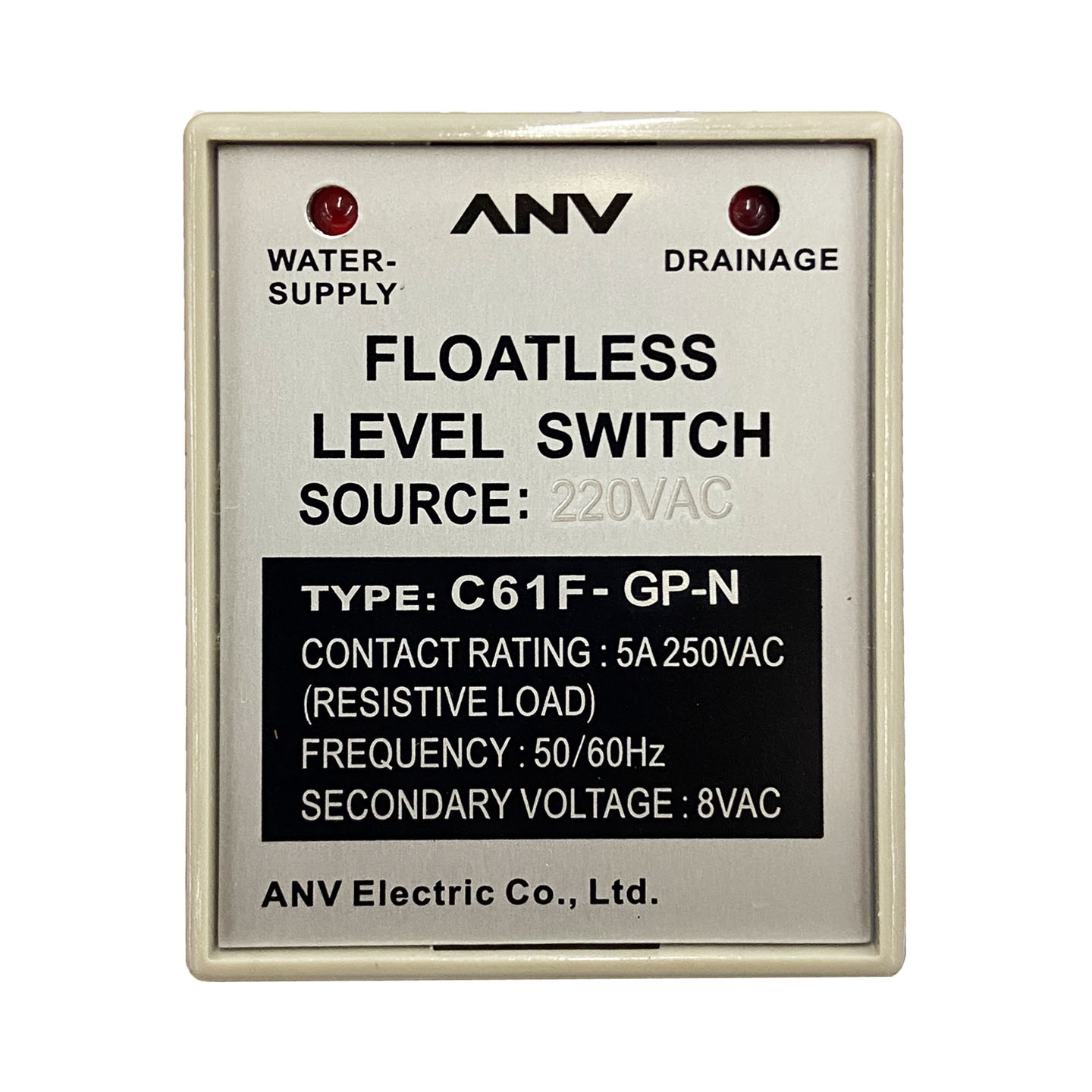 正品士研ANV液位控制器/水位控制器C61F-GP-N 220V高中低水位控制