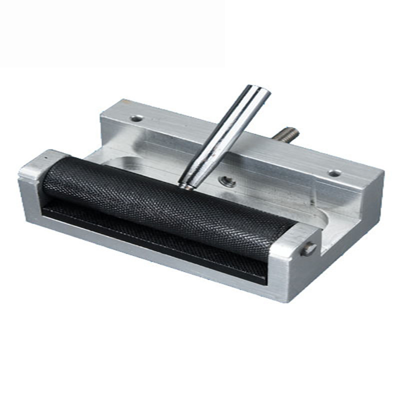 亿佰亿EJJ-09滚压夹具推拉力计夹具拉力测试台夹具胶带布料夹具