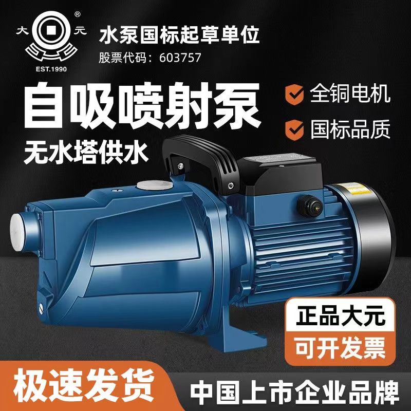 大元JET喷射泵家用自来水增压泵高扬程抽水机220V大头泵自吸泵