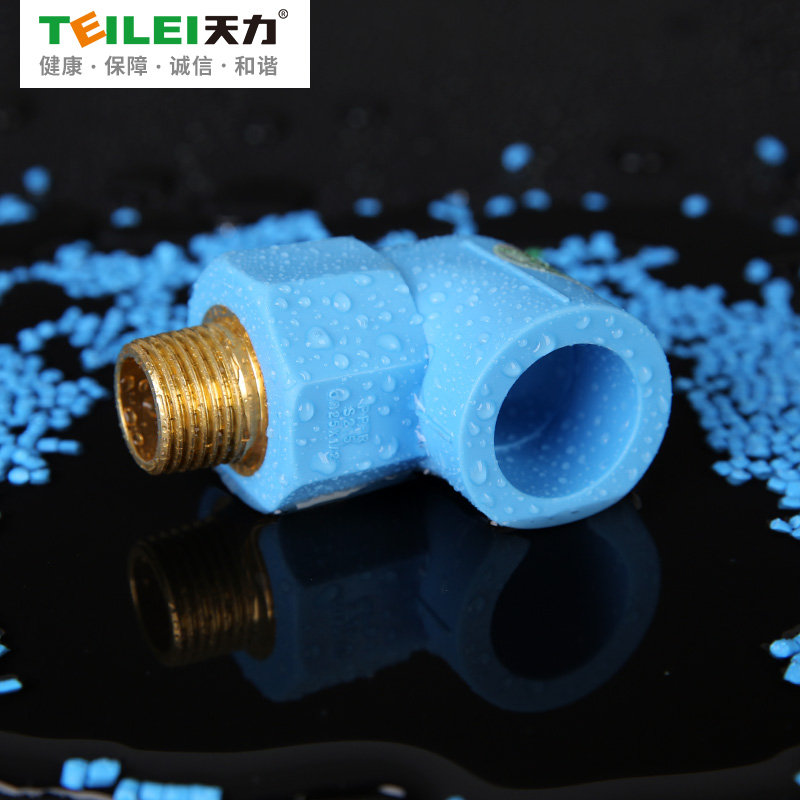 天力瑞家管外丝90&deg;弯头4分20 6分25 1寸32PPR水管材管件接头配件
