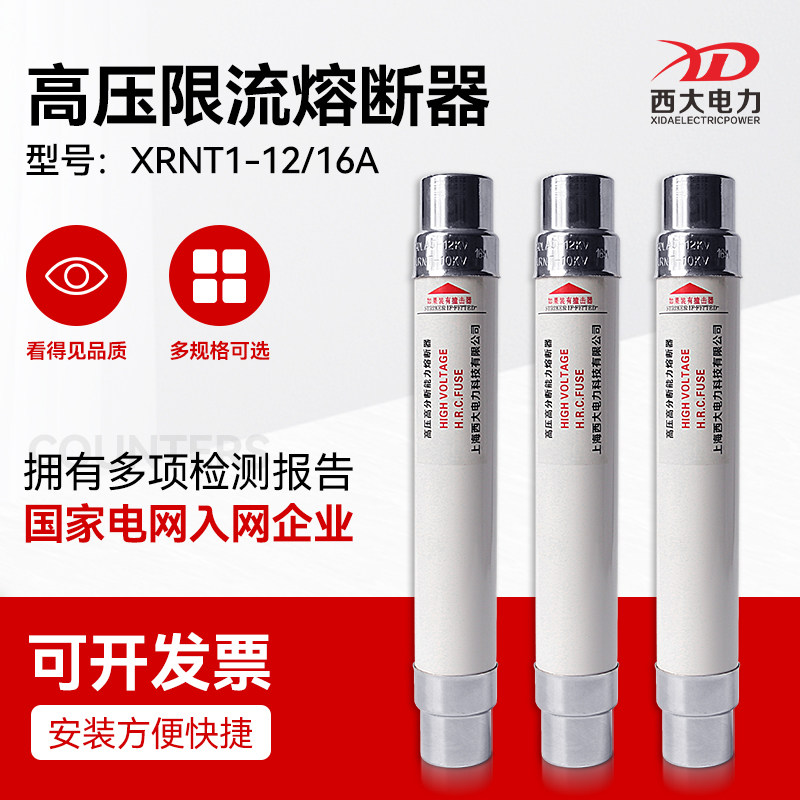 上海西大10KV高压高分断限流熔断器XRNT1-12KV/10-16-20-25-40A