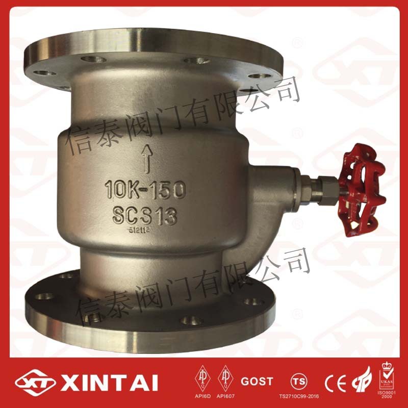 止回阀门 CF3不锈钢日标止回阀 【立式旁通止回阀】DN150