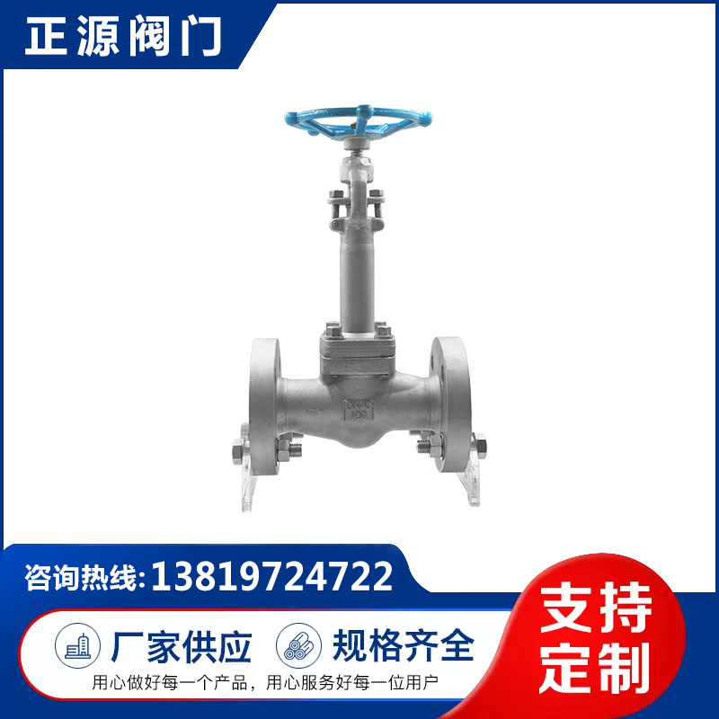 DN40低温高压锻造截止阀 PN100  F304