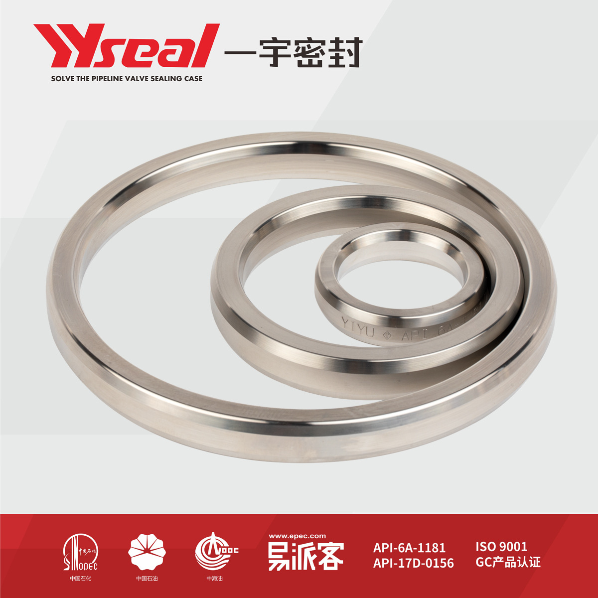Octagonal high-pressure sealing ring