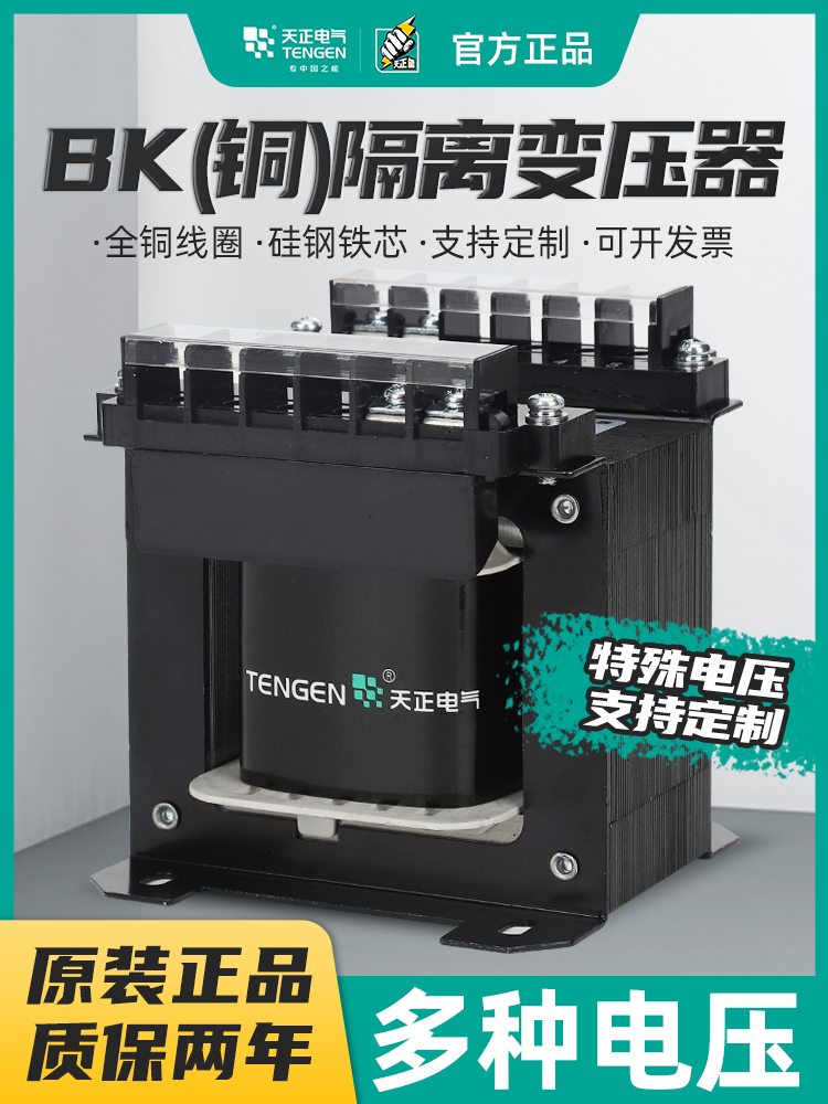 天正BK单相隔离变压器380V220V变220电器设备维修防触电隔离电源