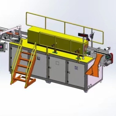 New closed-loop constant temperature medium frequency heating furnace Suitable for forging, quenching, and annealing furnaces Equipped with temperature control system