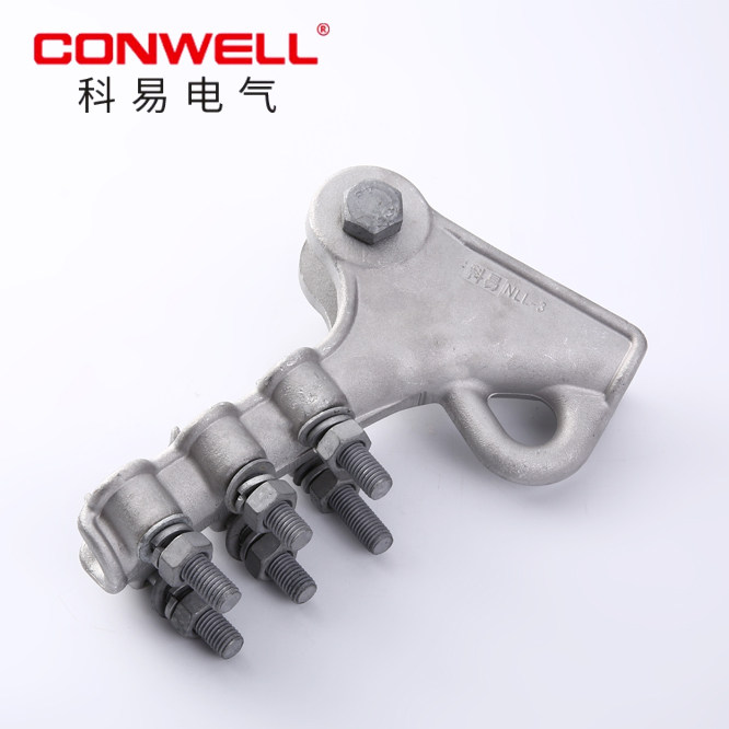 Insulated tension clampNLL-3 Bolt type aluminum alloy casting overhead cable line fixed power fittings