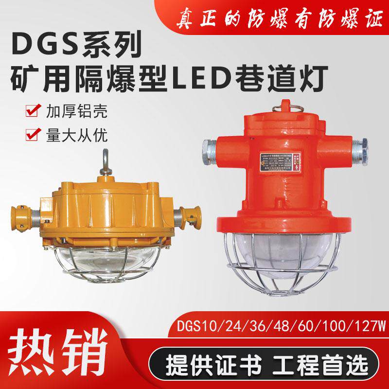 Mining explosion-proof roadway lampDGS18/127LBracket light, coal mine emergency light, coal safety