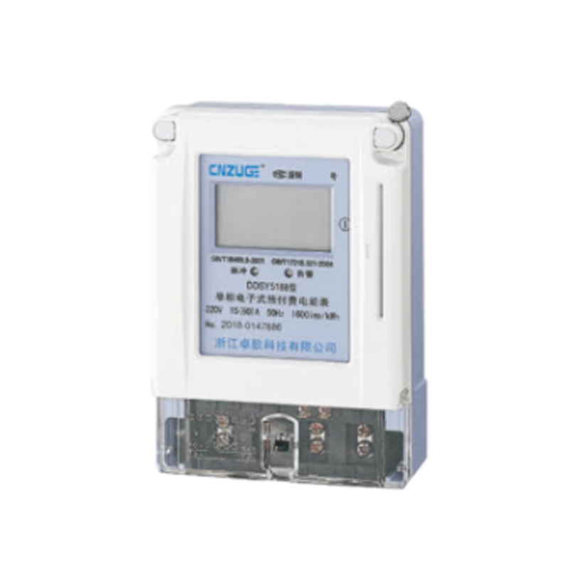 DDSY1566系列单相板前式安装预付费电能表