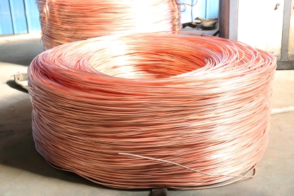 Purple copper wire